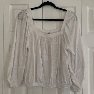 White Free People Blouse - Size M